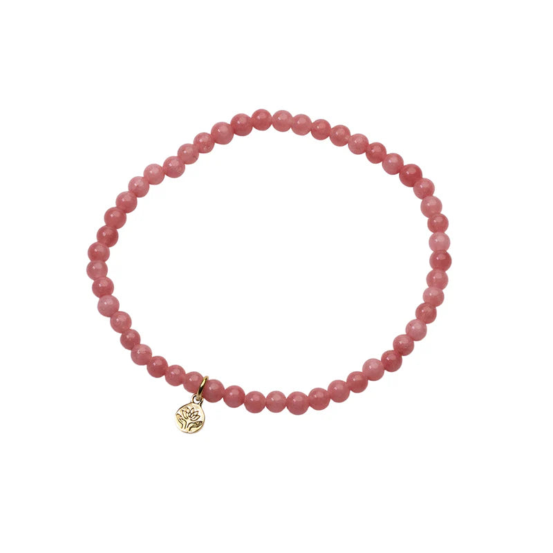 Palas Pink Jade Healing Gem Bracelet