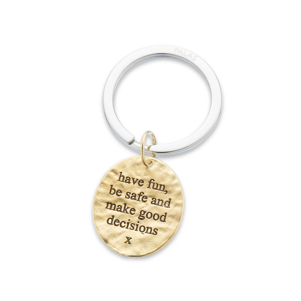 Palas Good Decisions Charm Keyring