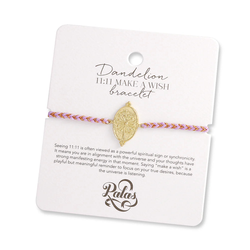 Palas Dandelion ‘11:11 make a wish’ bracelet