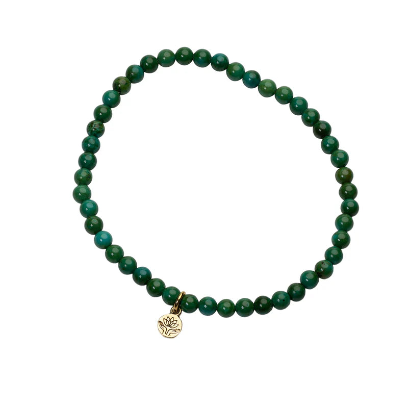 Palas Green Howlite Healing Gem Bracelet