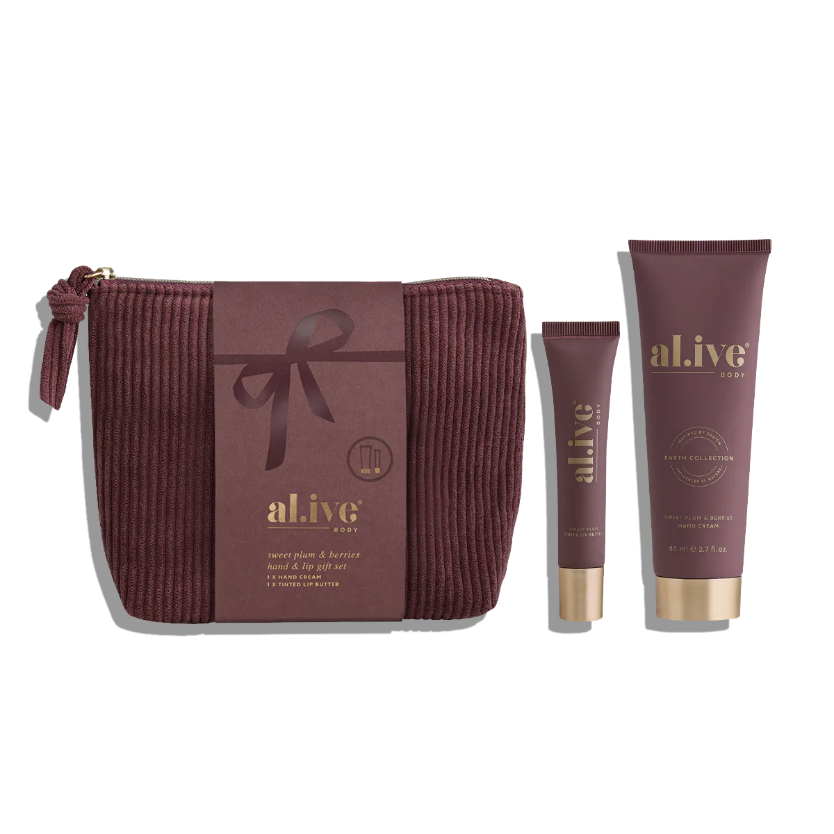 Al.ive Hand &amp; Lip Gift Set - Sweet Plum &amp; Berries