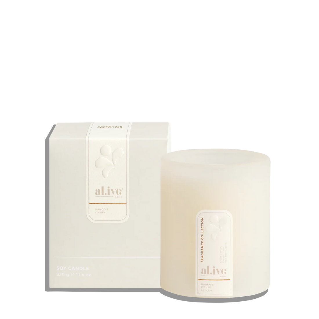 Al.ive Soy Candle - Mango &amp; Lychee