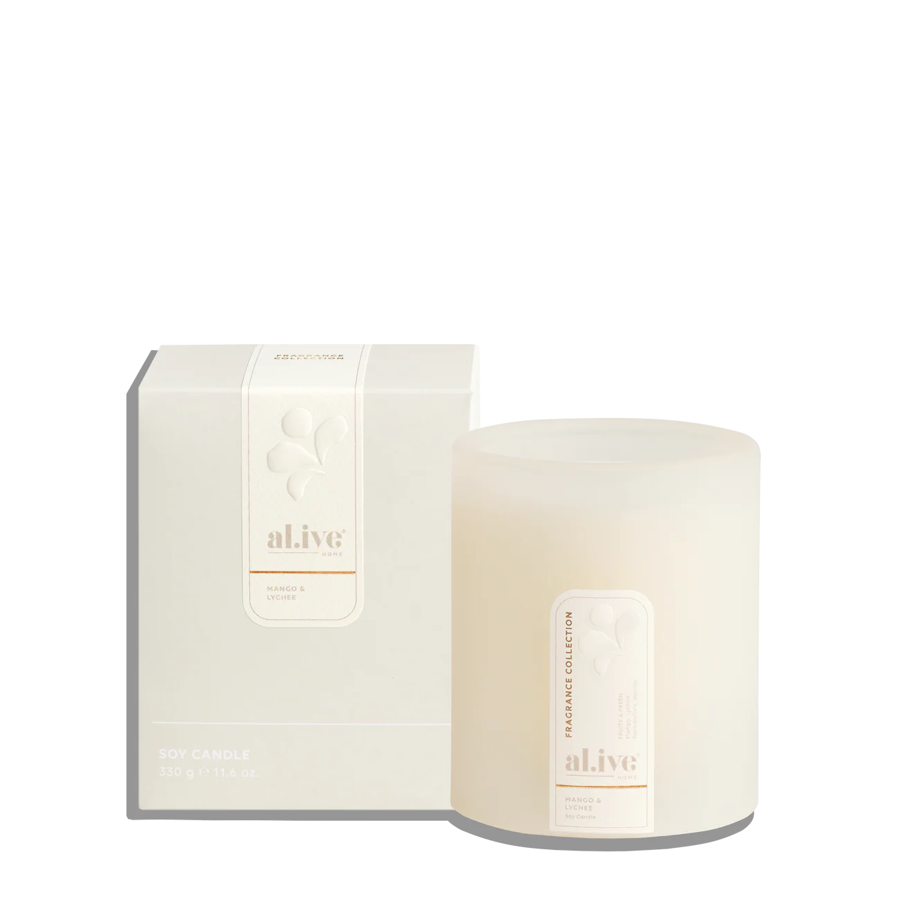 Al.ive Soy Candle - Mango &amp; Lychee