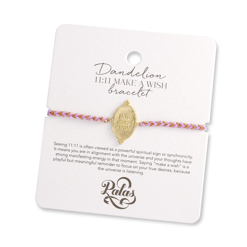 Palas Dandelion ‘11:11 make a wish’ bracelet