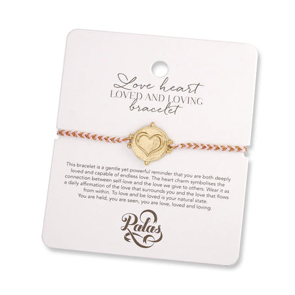 Palas Love heart ‘loved and loving’ bracelet